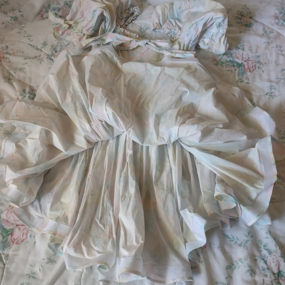 Selkie Sweetcorn Shabby Chic Dress - Picture 6 of 9